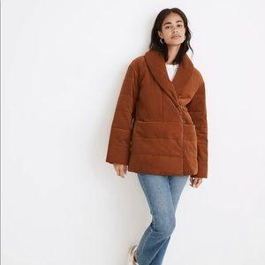 Madewell Corduroy Ensley Quilted Jacket